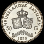 50 гульденов 1980 (Нидерландские Антиллы)