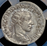 Антониниан  Гордиан III  Рим империя  (в слабе)