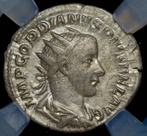 Антониниан  Гордиан III  Рим империя  (в слабе)