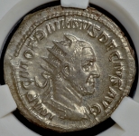 Антониниан  Траян Деций  Рим империя  (в слабе)
