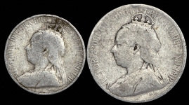 Набор из 2-х сер  монет (Кипр)