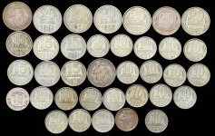 Набор из 36-и монет СССР