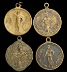 Набор из 4-х жетонов 1917