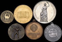 Набор из 6-ти медалей (страны Европы)