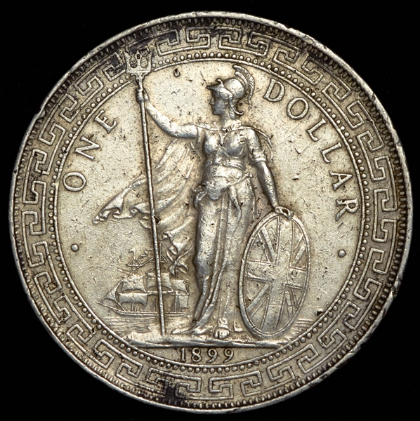 1 доллар 1899 "Торговый доллар" (Великобритания)