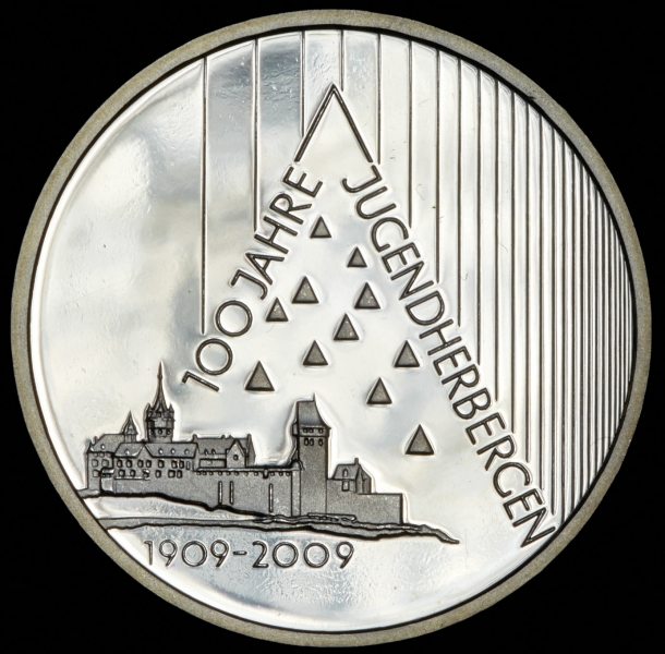 10 евро 2009 "100 лет хостел-движению" (Германия)