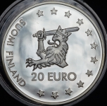20 евро 1996 "Замок Олавинлинна" (Финляндия)