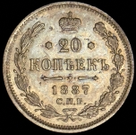 20 копеек 1887