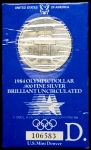 1 доллар 1984 "XXIII летние Олимпийские Игры  Лос-Анджелес 1984" (США)
