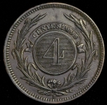 4 сентимо 1869 (Уругвай)