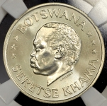50 центов 1966 (Ботсвана) (в слабе)