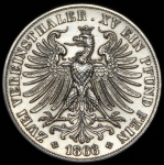 Двойной талер 1866 (Франкфурт)