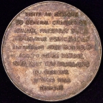 Медаль "Посещение Шарлем де Голем Мексики" (Мексика)