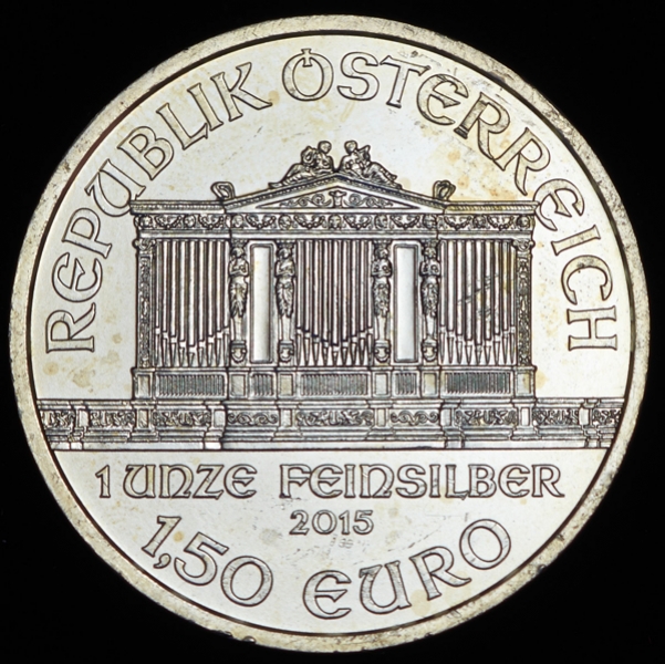 1 50 евро 2013 "Венская филармония" (Австрия)