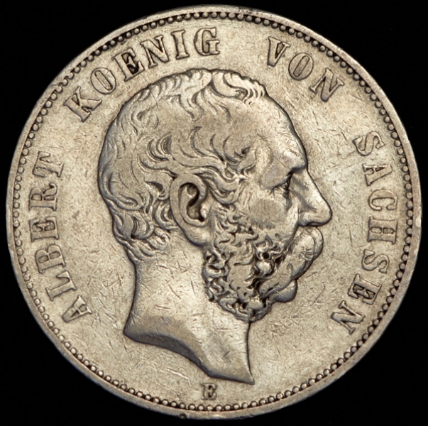 5 марок 1875 (Саксония)
