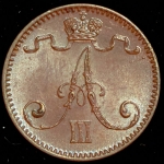 1 пенни 1891 (Финляндия)
