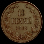 10 пенни 1889 (Финляндия)