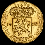 14 гульденов 1760 (Бельгия)