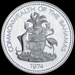 2 доллара 1974 (Багамы)