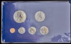 Набор из 6-и монет (Виргинские острова) (в п/у)