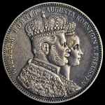 Талер 1861 "Коронация Вильгельма I и Августы" (Пруссия)