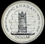 1 доллар 1977 "25 лет коронации Елизаветы II" (Канада)