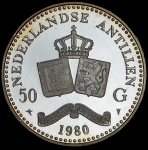 50 гульденов 1980 (Нидерландские Антиллы)