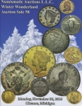 Аукционный каталог Numismatic Auctions L.L.C. Auction Sale №58 30 ноября 2015