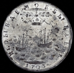Медаль "Взятие двух шведских фрегатов 6 мая 1703 года"