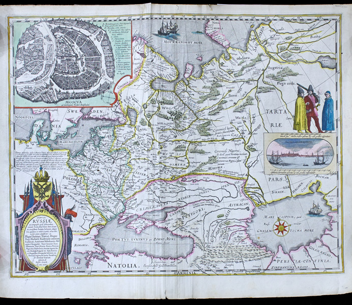 Карта европейской части России 1613