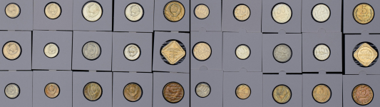 Набор из 25-ти монет СССР