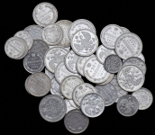 Набор из 45-ти сер  монет