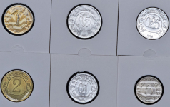 Набор из 6-и монет "Арктикуголь" 1998 (Шпицберген)