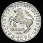 Нотгельд 1/4 миллиона марок 1923 (Вестфалия)