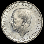 5 крон 1966 "100 лет Конституционной реформе" (Швеция)