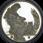 Медаль "В память издания книги "Монетовидные жетоны императорской России" 2007