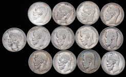 Набор из 13-и монет Рубль 1896-1899