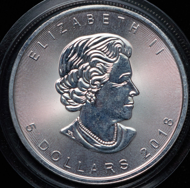 5 долларов 2018 (Канада)