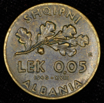 0 05 лека 1940 (Албания)