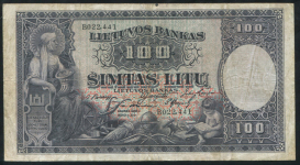100 лит 1928 (Литва)
