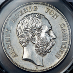 2 марки 1902 (Саксония) (в слабе)