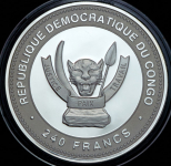 240 франков 2012 "Год дракона: Богатство (Wealthy)" (Конго)