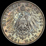 3 марки 1909 (Саксония)
