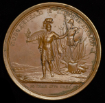 Медаль "Граф Петр Александрович Румянцов  10 июля 1774"