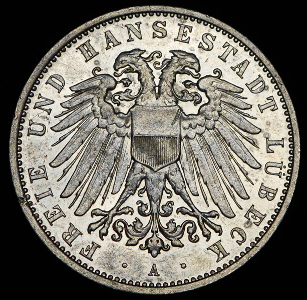 2 марки 1905 (Любек)