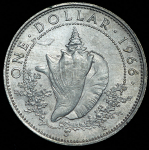 1 доллар 1966 (Багамы)