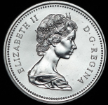 1 доллар 1973 "100 лет конной полиции Канады" (Канада)