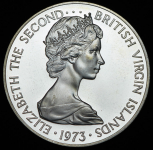 1 доллар 1973 (Британские Виргинские Острова)