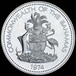 2 доллара 1974 (Багамы)