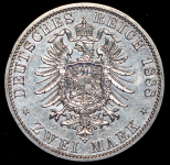 2 марки 1888 (Пруссия)